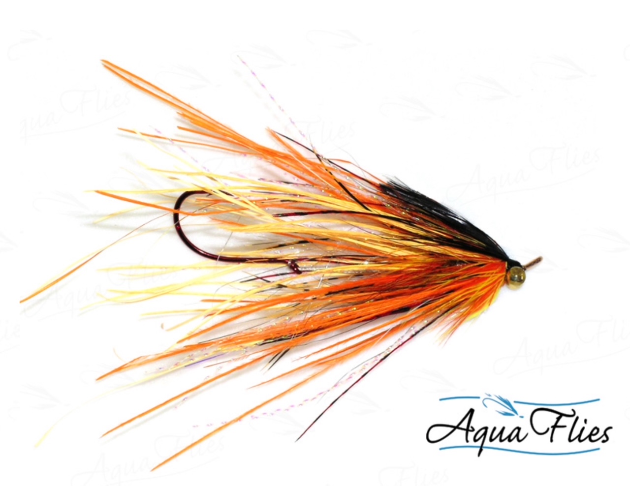 Aqua Flies Stu's Mini-Intruder - Golden Orange